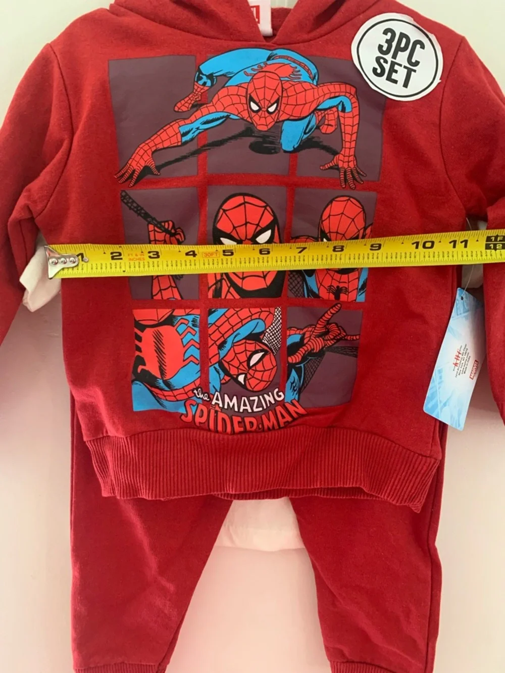 The Amazing Spider-Man Red Hoodie & Jogger Set